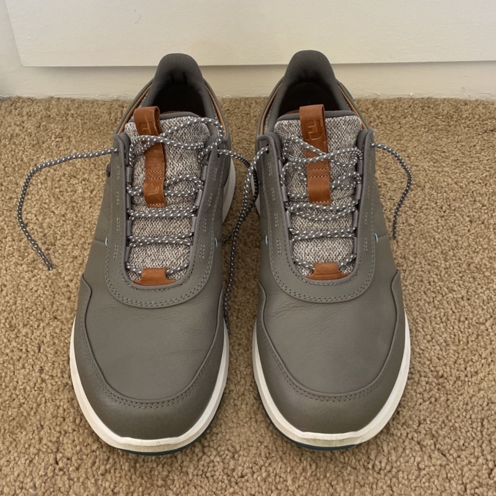 FootJoy Golf Shoes, Grey, Size 9 1/2